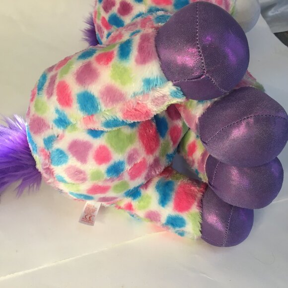TY Beanie Boos WISHFUL the Unicorn Glitter Eyes LARGE 17" Confetti Exclusive - Picture 11 of 14